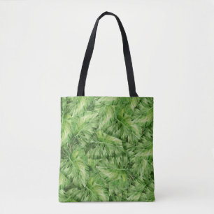 water-lily watercolor tote bag