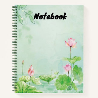 Water Lily Wonderland Notebook