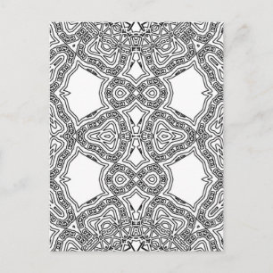 Water Line Loops Postcard