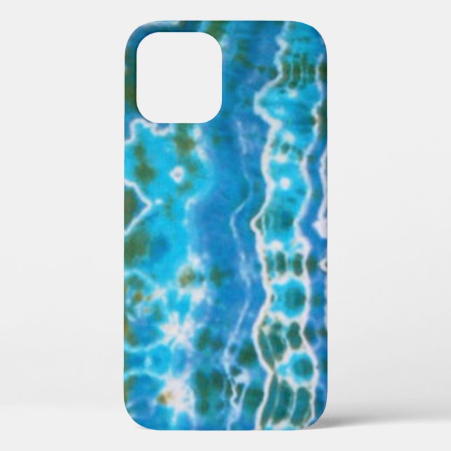 Water Lines Tie Dye Case-Mate iPhone Case (Back)