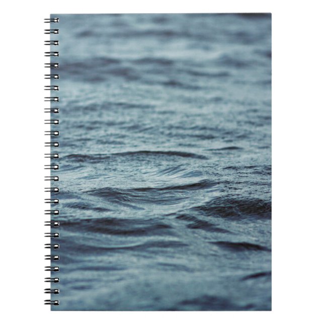 Water liquid water surface texture notebook (Front)