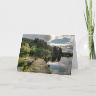 Water Loch Ard Trossachs National Park Card