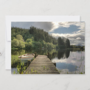 Water Loch Ard Trossachs National Park Thank You Card