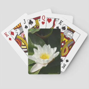 Water Lotus Photography Playing Cards