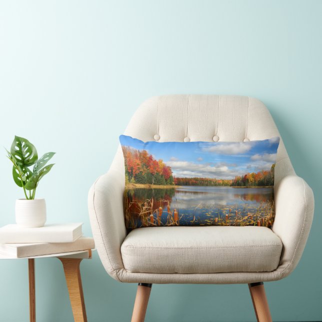 Water | Mabel Lake Canada Lumbar Cushion (Chair)