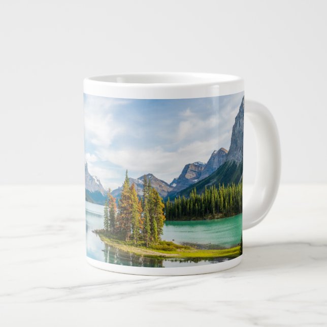 Water | Maligne Lake, Jasper National Park, Canada Large Coffee Mug (Front Right)