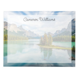 Water Maligne Lake, Jasper National Park, Canada Notepad