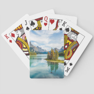 Water Maligne Lake, Jasper National Park, Canada Playing Cards