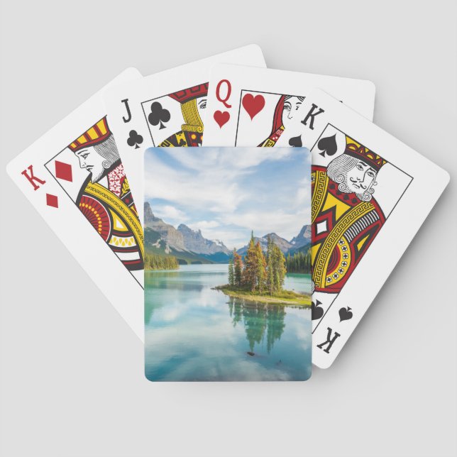 Water | Maligne Lake, Jasper National Park, Canada Playing Cards (Back)