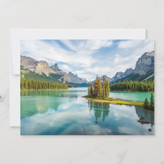 Water | Maligne Lake, Jasper National Park, Canada Thank You Card (Front)