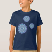 Water Mandala Kid's and Baby Dark Shirt