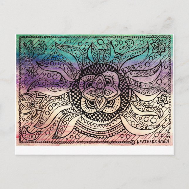 Water Mandala Postcard (Front)