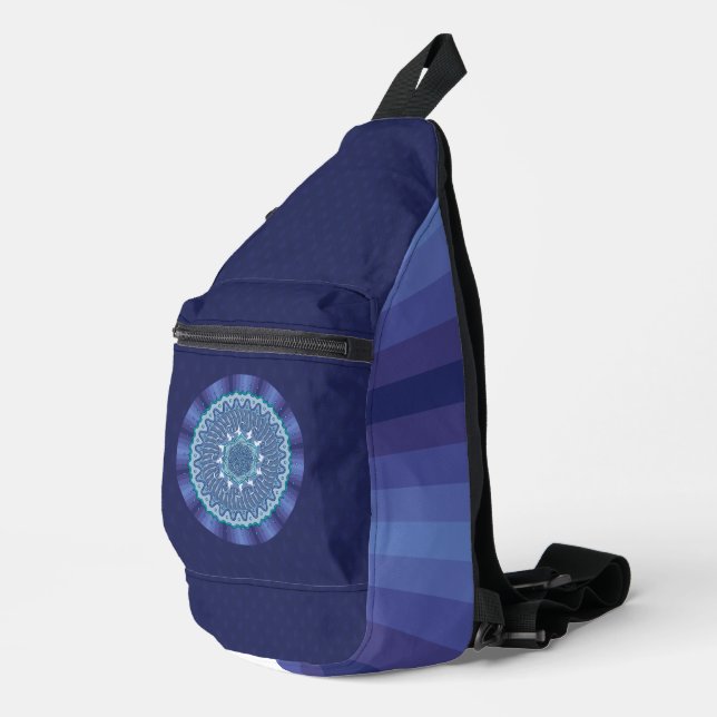 Water Mandala Sling Bag (Right Corner)