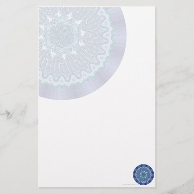 Water Mandala Stationery (Front)