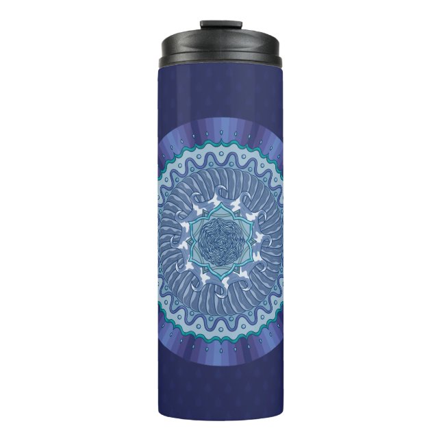 Water Mandala Thermal Tumbler (Front)