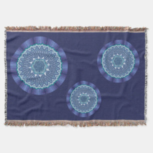 Water Mandala Throw Blanket