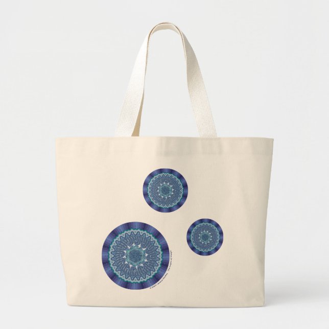 Water Mandala Tote Bag (Front)