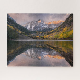 Water   Maroon Bells Colorado Jigsaw Puzzle