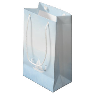 Water Meets Sky Watercolor Wedding Small Gift Bag