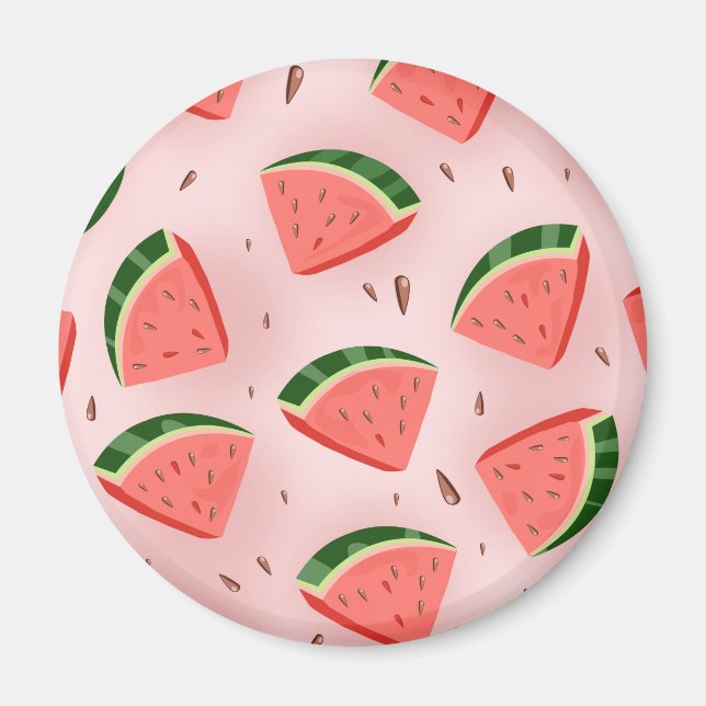 Water Melon Pattern Magnet (Front)