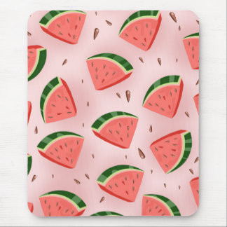 Water Melon Pattern Mouse Pad