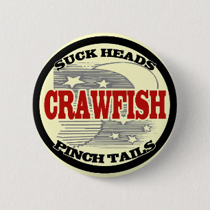 Water Metre Cover Crawfish 6 Cm Round Badge
