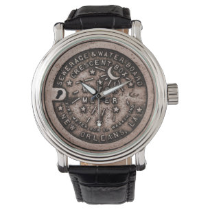 Water Metre Lid Clock Face Watch