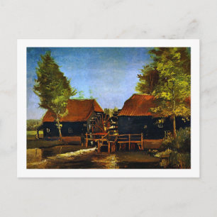 Water Mill at Kollen (F48a) Van Gogh Fine Art Postcard