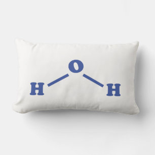 Water Molecular Chemical Formula Lumbar Cushion