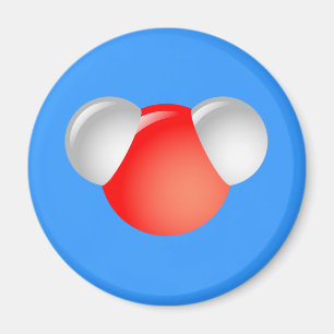 Water Molecule H2O Magnet