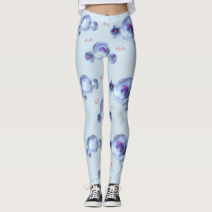 Water Molecules Leggings