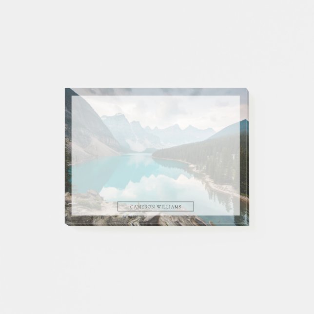 Water | Moraine Lake Alberta Canada Post-it Notes (Front)