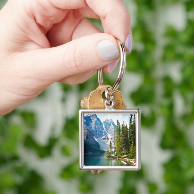 Water | Moraine Lake, Canada Key Ring (Hand)