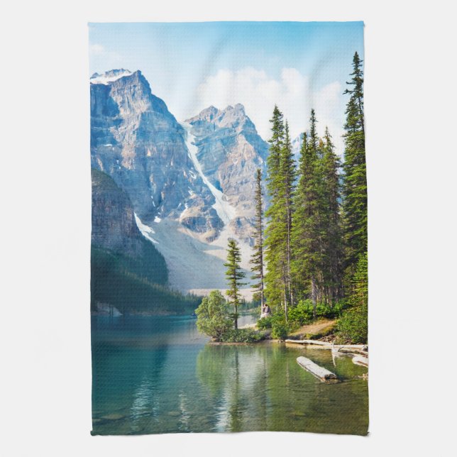 Water | Moraine Lake, Canada Tea Towel (Vertical)