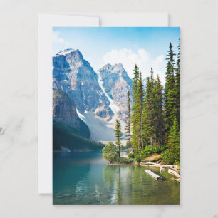 Water Moraine Lake, Canada Thank You Card