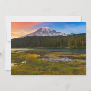 Water   Mt. Rainier National Park, Washington Thank You Card