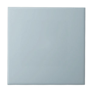 Water Muted Light Blue Solid Colour Background Ceramic Tile