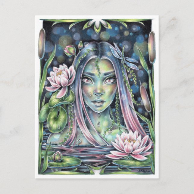 Water Nymph Postcard (Front)