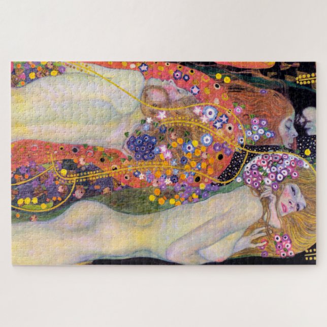 Water Nymphs 2 | Gustav Klimt | Jigsaw Puzzle (Horizontal)