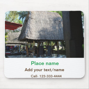 water ocean beach photo add name text place summer mouse pad