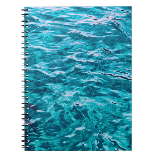 Water ocean sea texture nature notebook (Front)
