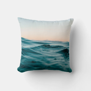 Water ocean wave beach sea nature cushion
