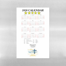 WATER OF LIFE MINISTRIES CHURCH MAGNET CALENDAR