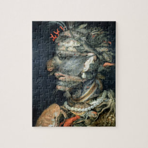 Water, (oil on canvas), Arcimboldo, Giuseppe Jigsaw Puzzle
