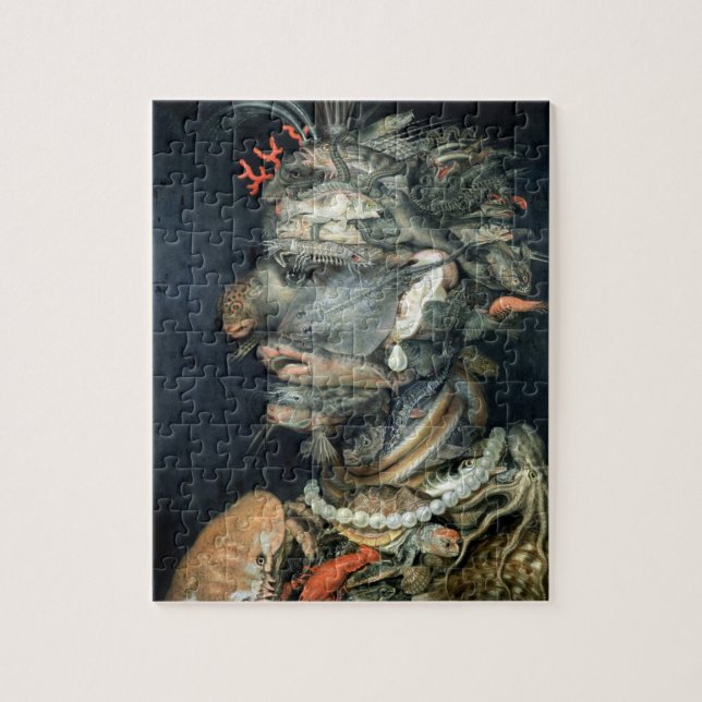 Water, (oil on canvas), Arcimboldo, Giuseppe Jigsaw Puzzle (Vertical)