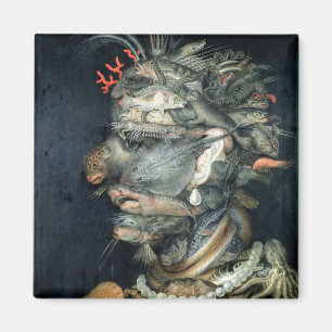 Water, (oil on canvas), Arcimboldo, Giuseppe Magnet
