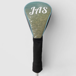 Water on the Beach I Abstract Nature Photography Golf Head Cover