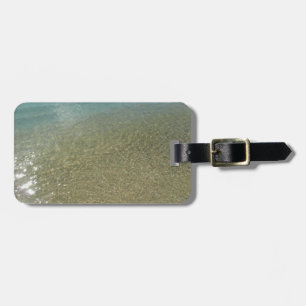 Water on the Beach I Abstract Nature Photography Luggage Tag