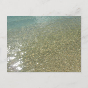 Water on the Beach I Abstract Nature Photography Postcard