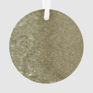 Water on the Beach II Abstract Nature Photography Ornament